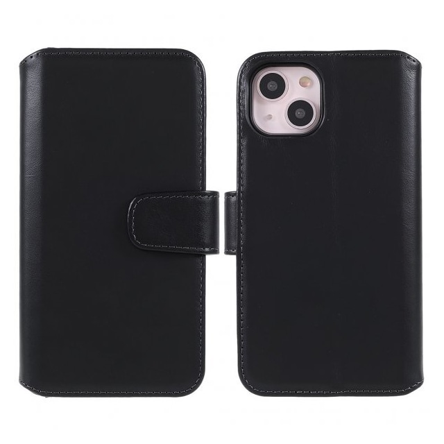 Nordic Covers iPhone 14 Plus Kotelo Essential Leather Raven Black