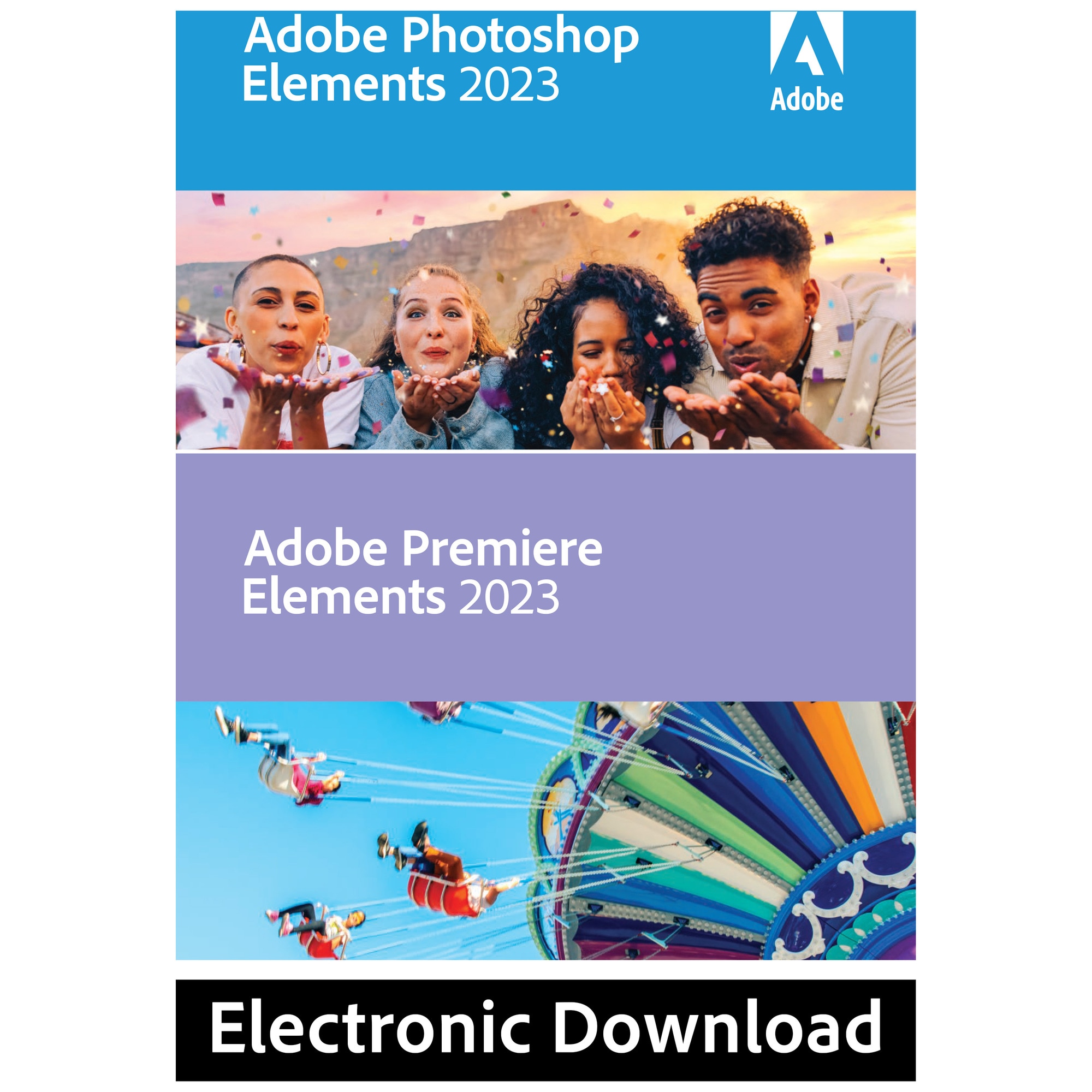 Adobe Photoshop & Premiere Elements 2023 - PC Windows - Elkjøp