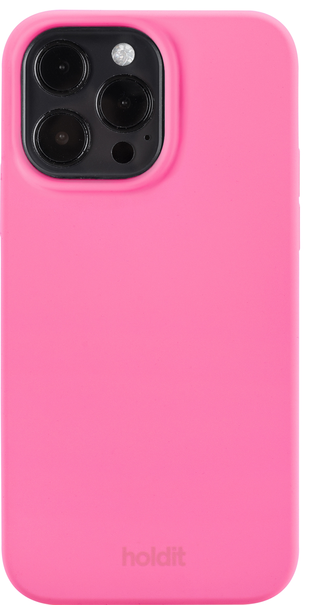 Holdit Silicone iPhone 14 Pro deksel (rosa) - Elkjøp