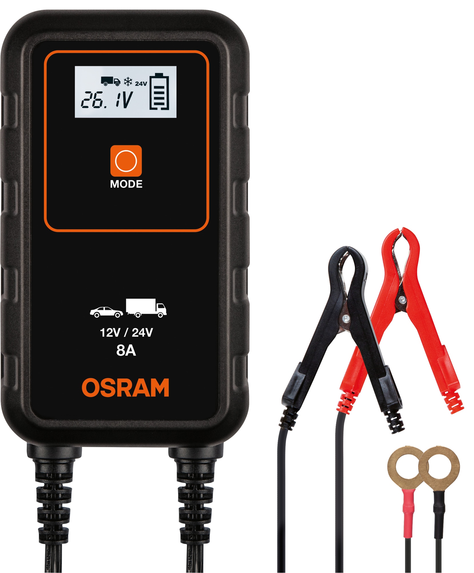 Osram batterilader til bil 6120043 - Elkjøp