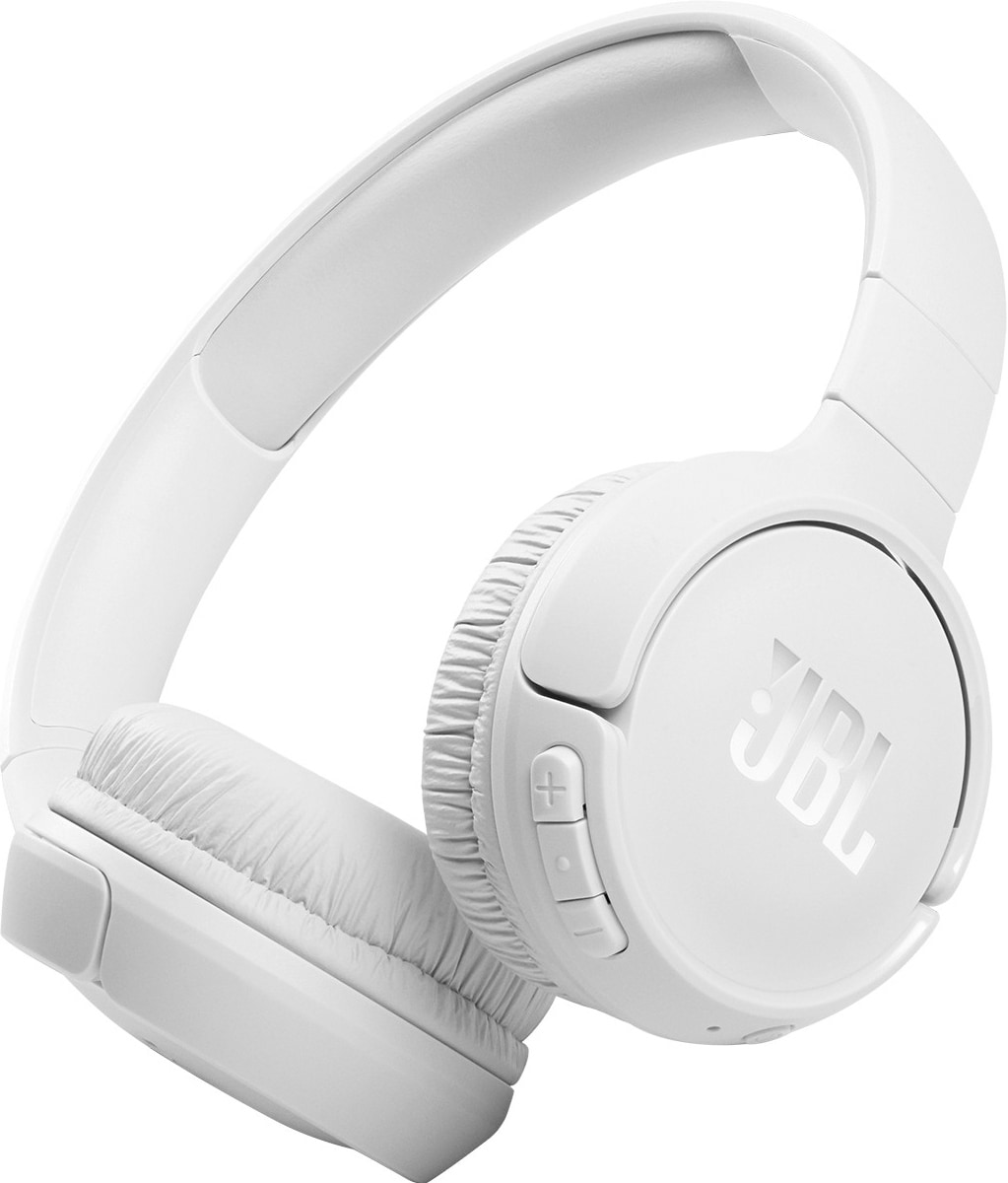 JBL Tune 510BT trådløse on-ear hodetelefoner (hvit) - Elkjøp