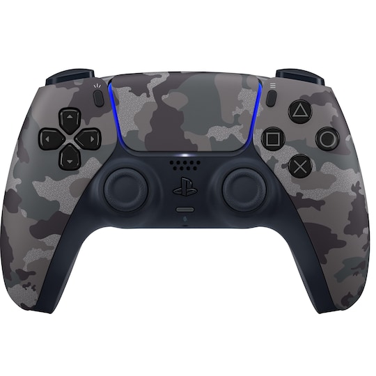 PS5 DualSense trådløs kontroller (Grey Camouflage) - Elkjøp