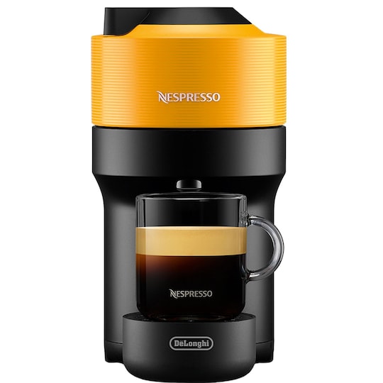 Nespresso Vertuo Pop kaffemaskin av DeLonghi ENV90.Y (Mango Yellow) - Elkjøp