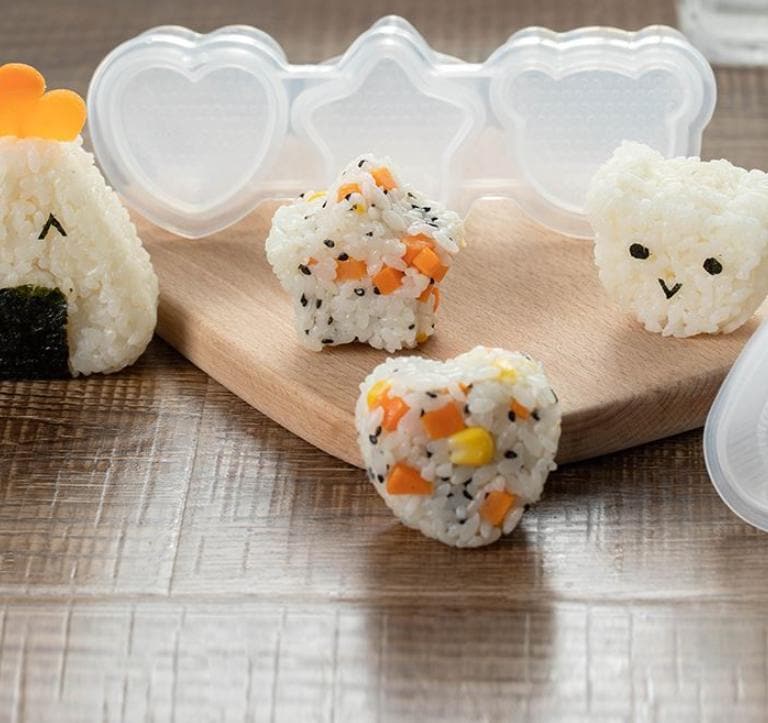 Form til sushi ris med tre forskjellige figurer - Elkjøp