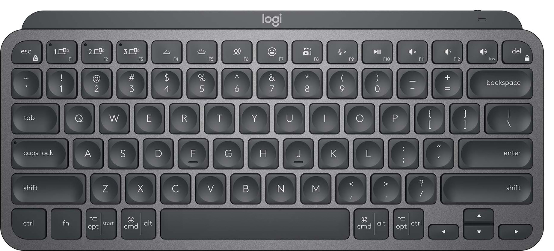 Logitech MX Keys Mini trådløst tastatur (grafitt) - Elkjøp