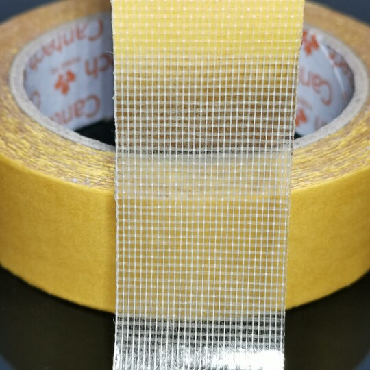 Supertett dobbeltsidig tape Gul 10 mm/25 m - Elkjøp