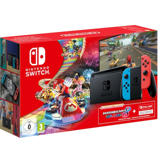 Nintendo Switch og Mario Kart 8 Deluxe samlepakke - Elkjøp