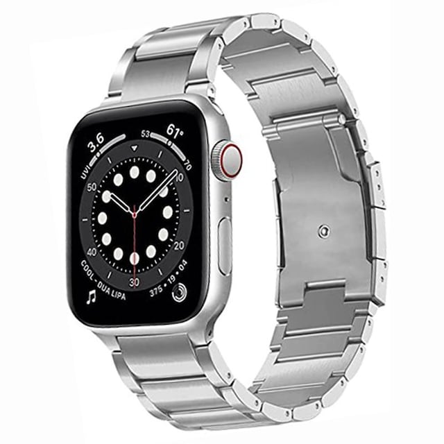 Armbånd BEAD Titan Apple Watch 6 (40mm) Pro - Sølv