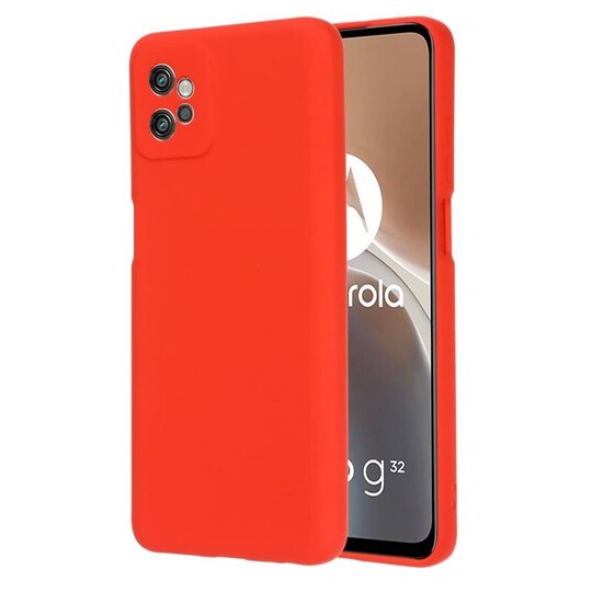 Liquid silikondeksel Motorola Moto G32 - China Red - Elkjøp