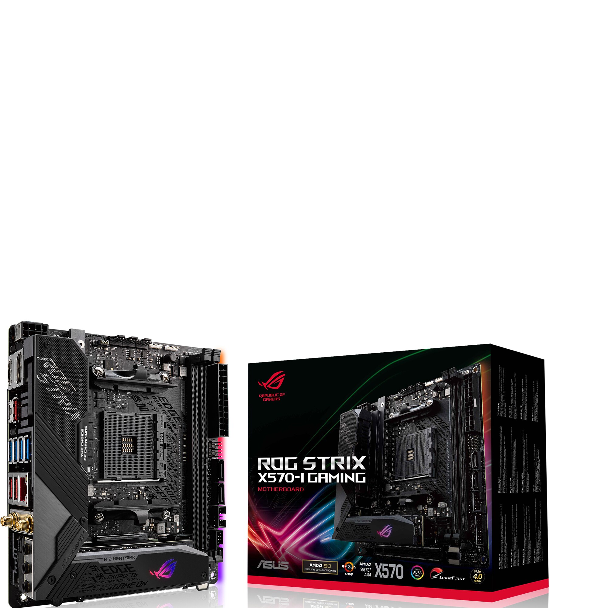 ASUS ROG Strix X570-I Gaming motherboard Socket AM4 Mini ITX AMD X570 -  Elkjøp