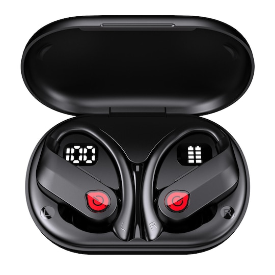Trådløse ørepropper Bluetooth 5.3 Svart - Elkjøp