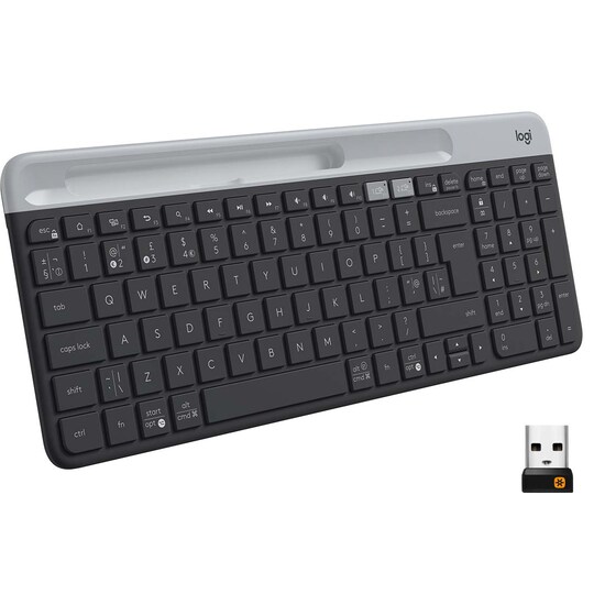 Logitech K580 slankt multienhets trådløst tastatur - Elkjøp