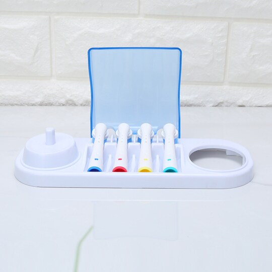 Tannbørstestativ / holder for elektrisk tannbørste Hvit - Elkjøp