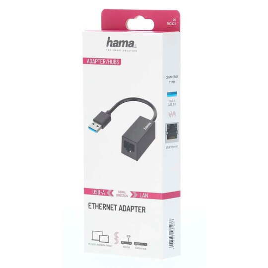 Adapter Nätverk USB 3.0 USB - LAN/Ethernet 10/100/1000 - Elkjøp