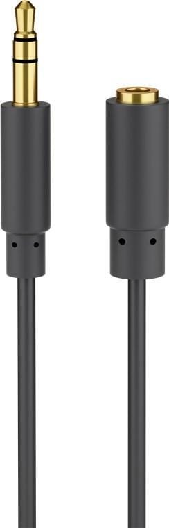 Goobay Hodetelefoner og AUX-forlengelseskabel 3,5 mm 3-pins slank - Elkjøp