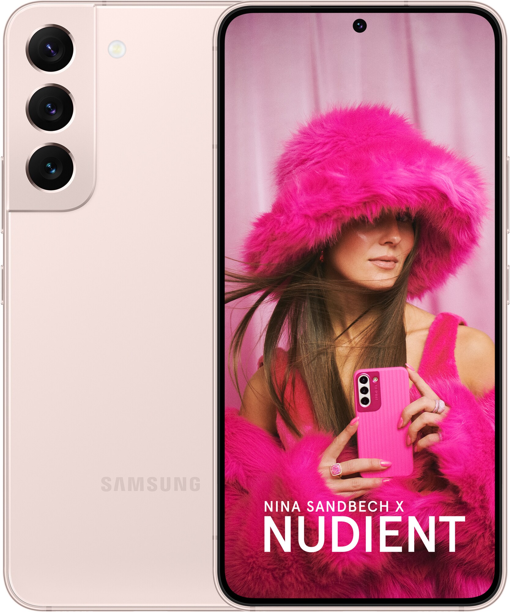 Samsung Galaxy S22 5G smarttelefon 8/128GB (Pink Gold) - Elkjøp