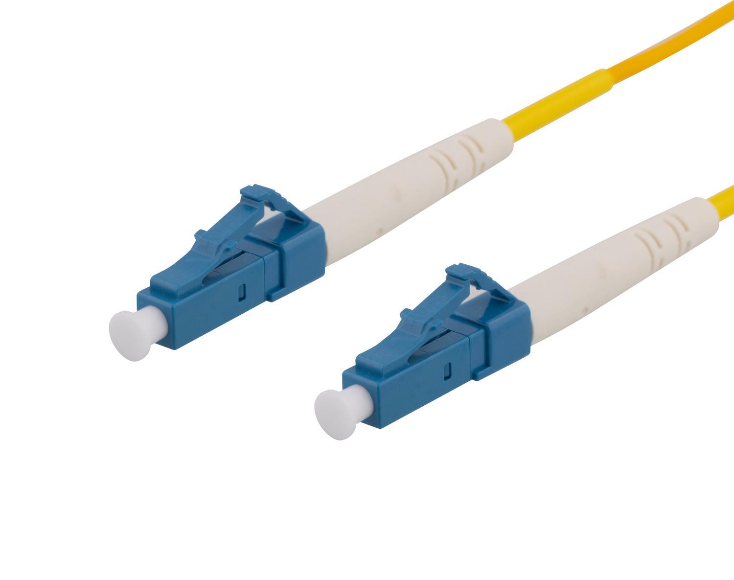 DELTACO OS2 fiber cable LC - LC, simplex, singlemode, UPC, 9/125, 2m -  Elkjøp
