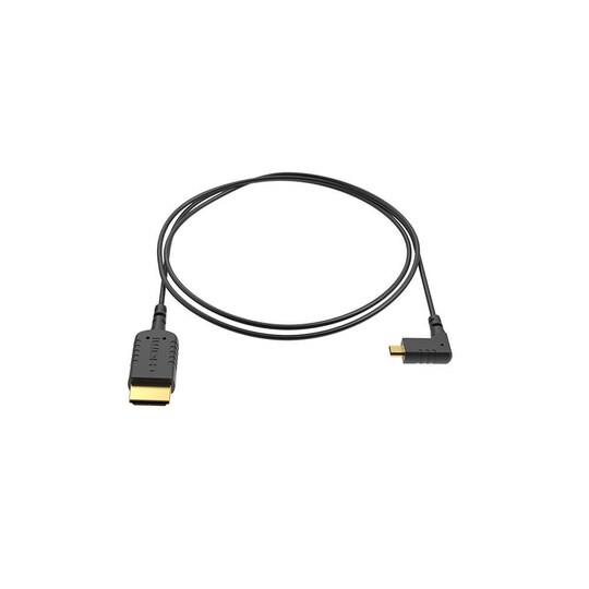 8SINN Kabel Micro HDMI-HDMI Vinklet Ekstra Tynn 40cm - Elkjøp