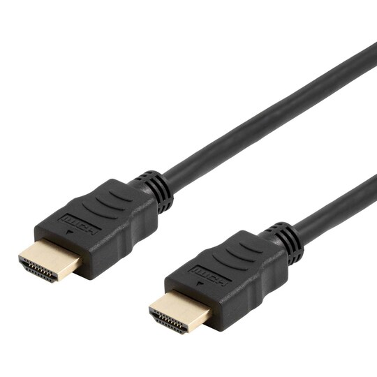 DELTACO flexible HDMI cable, 4K UltraHD in 60Hz, 3m, black - Elkjøp