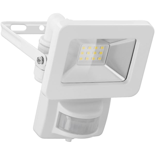 Goobay LED-spotlight for utendørs bruk, 10 W, med bevegelsesdetektor