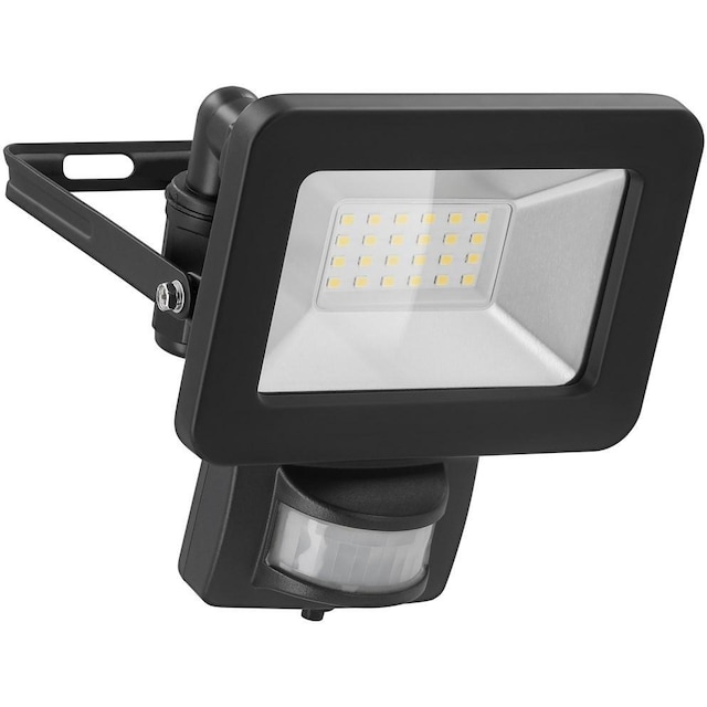 Goobay LED-spotlight for utendørs bruk, 20 W, med bevegelsesdetektor