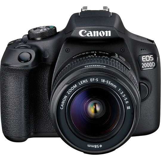 Canon EOS 2000D digitalt speilreflekskamera + 18-55 - Elkjøp