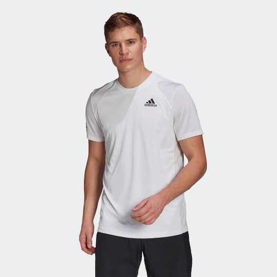 Adidas Club 3-Stripes Tee, Padel- og tennis T-skjorte herre - Elkjøp