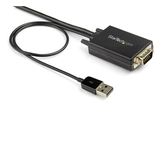 StarTech.com VGA2HDMM3M, 3,048 m, USB Type-A + VGA (D-Sub), HDMI Type A  (Standar - Elkjøp