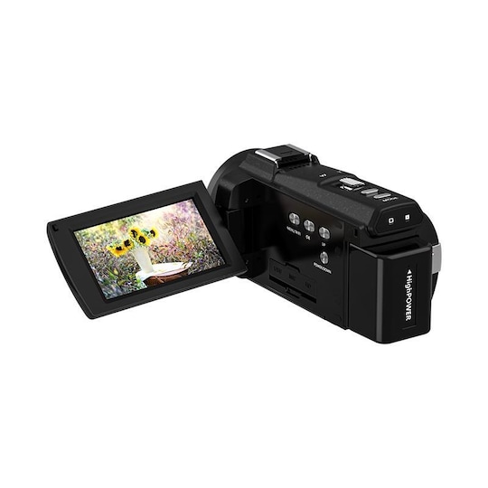 Videokamera 4K/48MP/16x Zoom/IR mörkerseende/fjärrkontroll - Elkjøp
