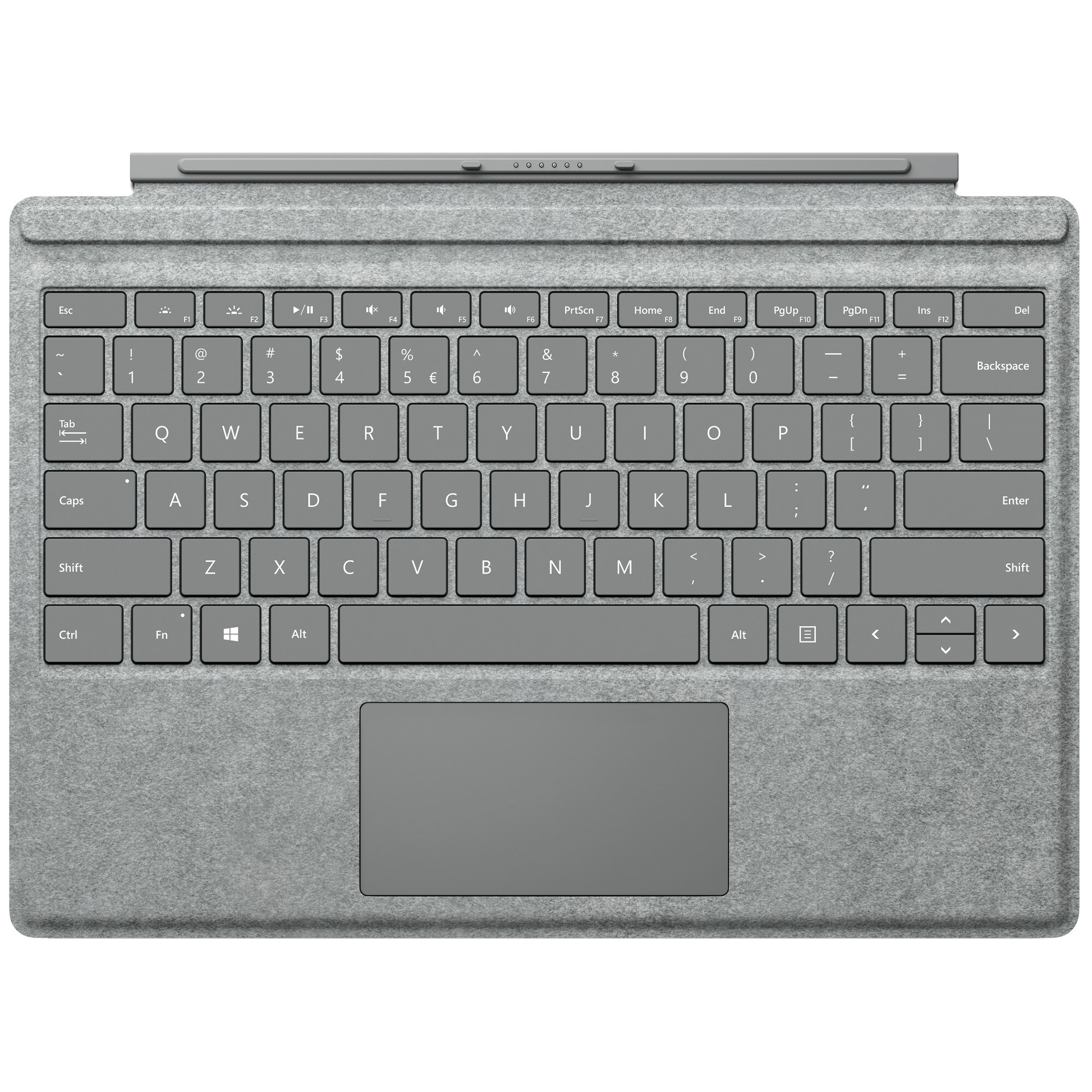 Surface Pro 4 tastaturdeksel (grå) - Tilbehør iPad og nettbrett - Elkjøp