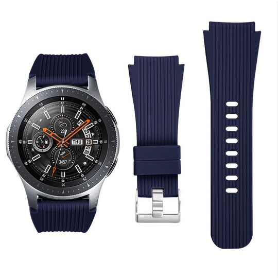 Armbånd Samsung Galaxy Watch 46 mm - blå - L - Elkjøp