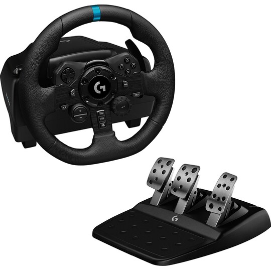 Logitech G923 racingratt og pedaler til PC, PS4 og PS5 - Elkjøp