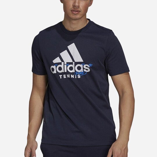 Adidas Tennis Graphic Logo, Padel- og tennis T-skjorte herre - Elkjøp