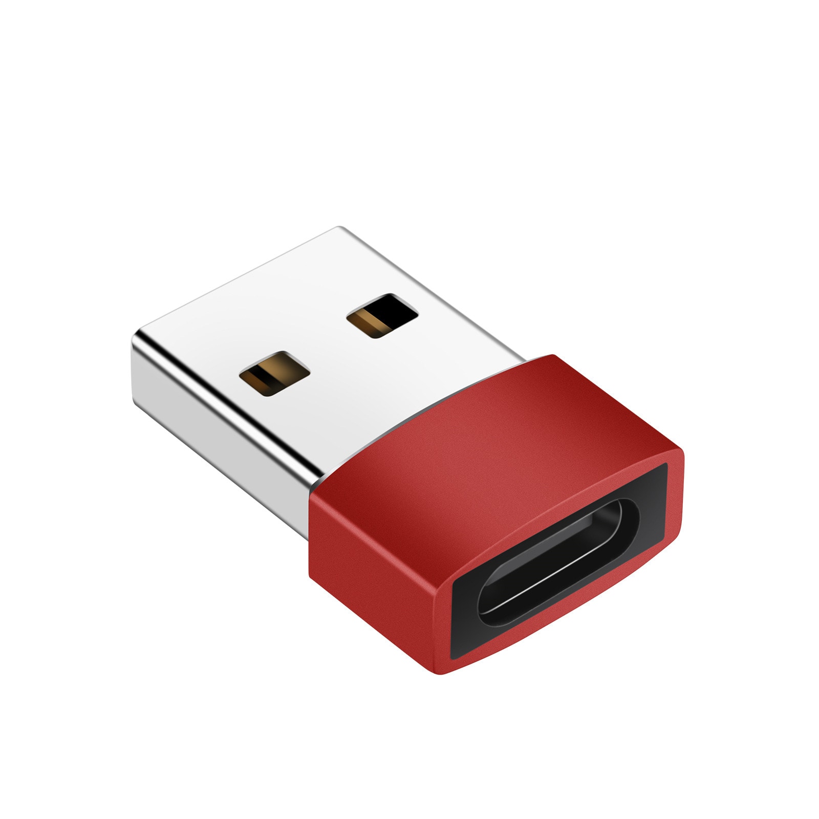 USB C till USB 2.0-adapter Rød - Elkjøp