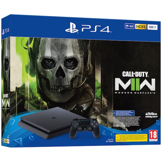 PlayStation 4 konsoll 500 GB + Call of Duty Modern Warfare II pakke - Elkjøp