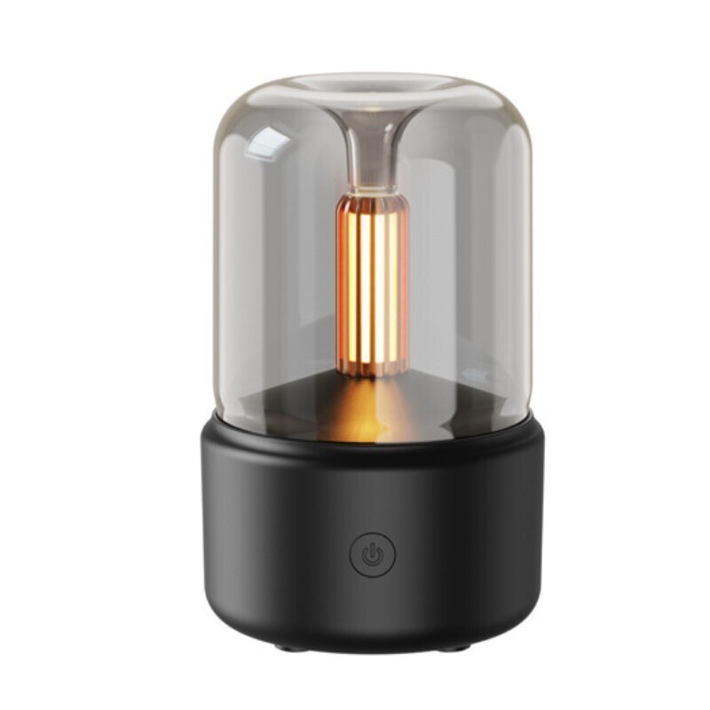 Luftfukter / aromalampe med stemningsbelysning Sort - Elkjøp