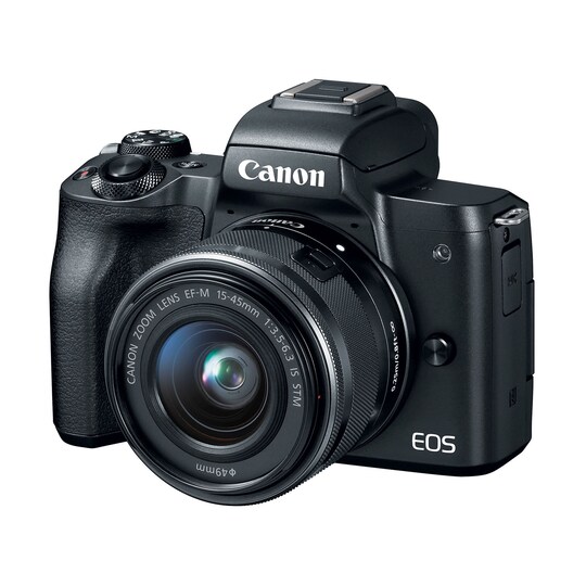 Canon EOS M50 m/15-45mm f/3.5-6.3 IS STM - Elkjøp