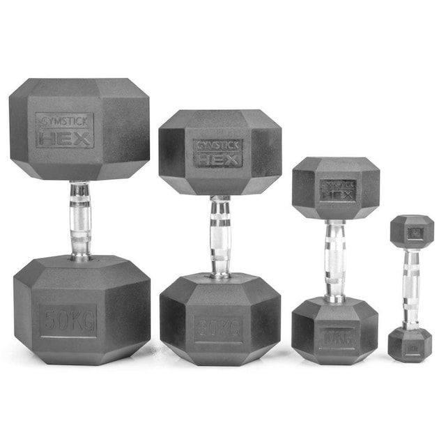 Gymstick Hex Dumbbell Singles, Hexhantel 20 kg