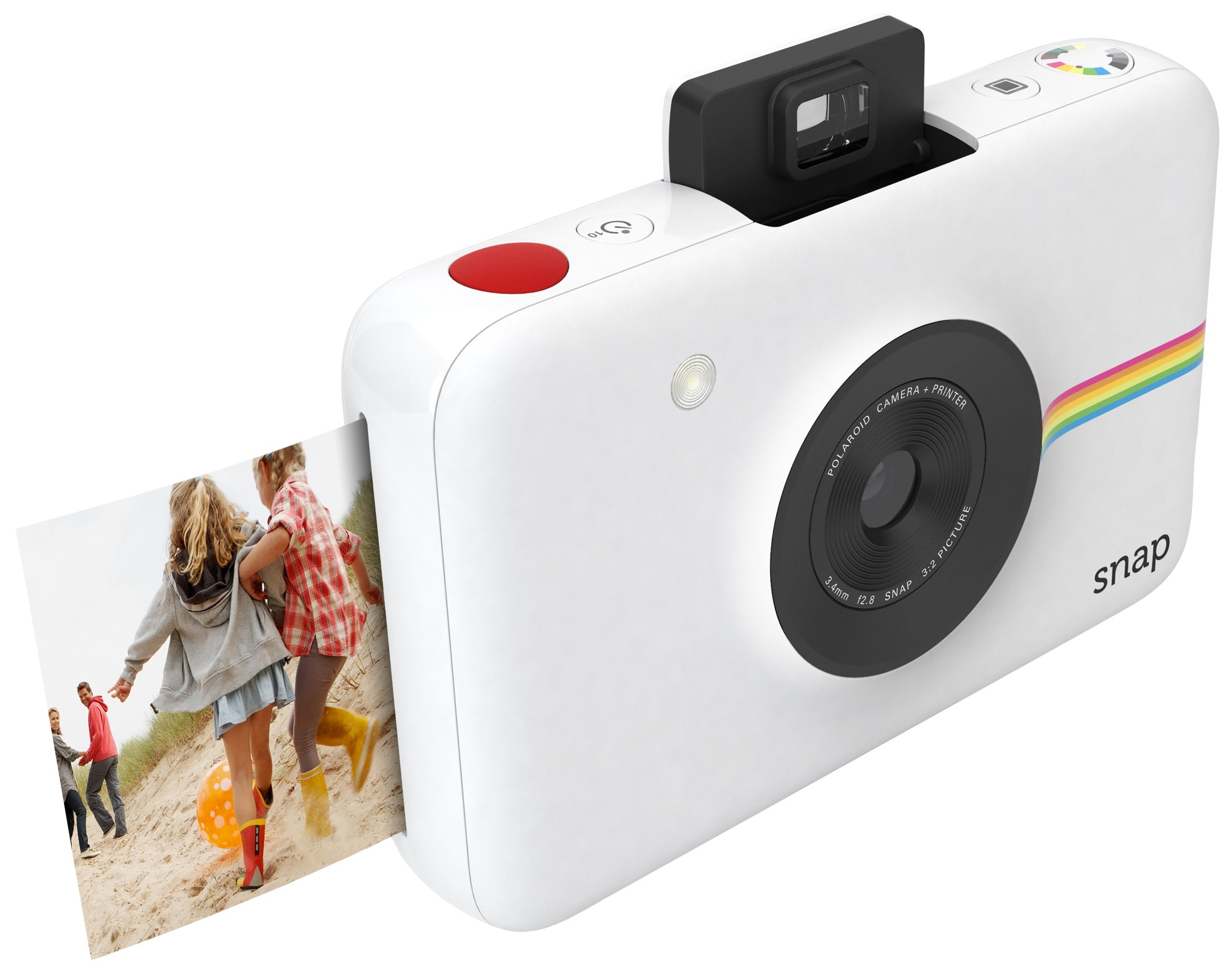 Polaroid Snap kompaktkamera (hvit) - Elkjøp