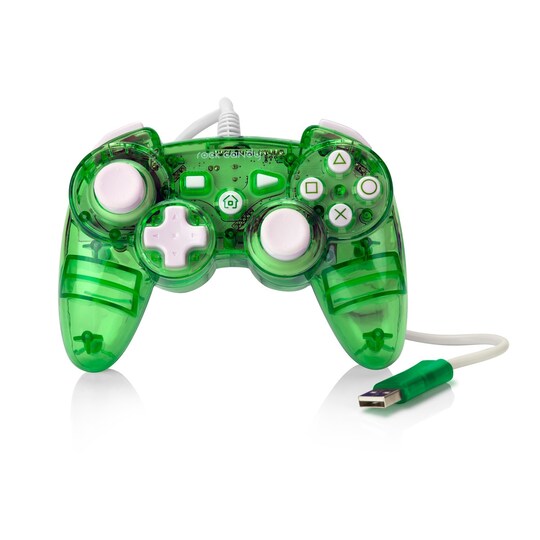 Rock Candy PS3 håndkontroll (grønn) - Elkjøp