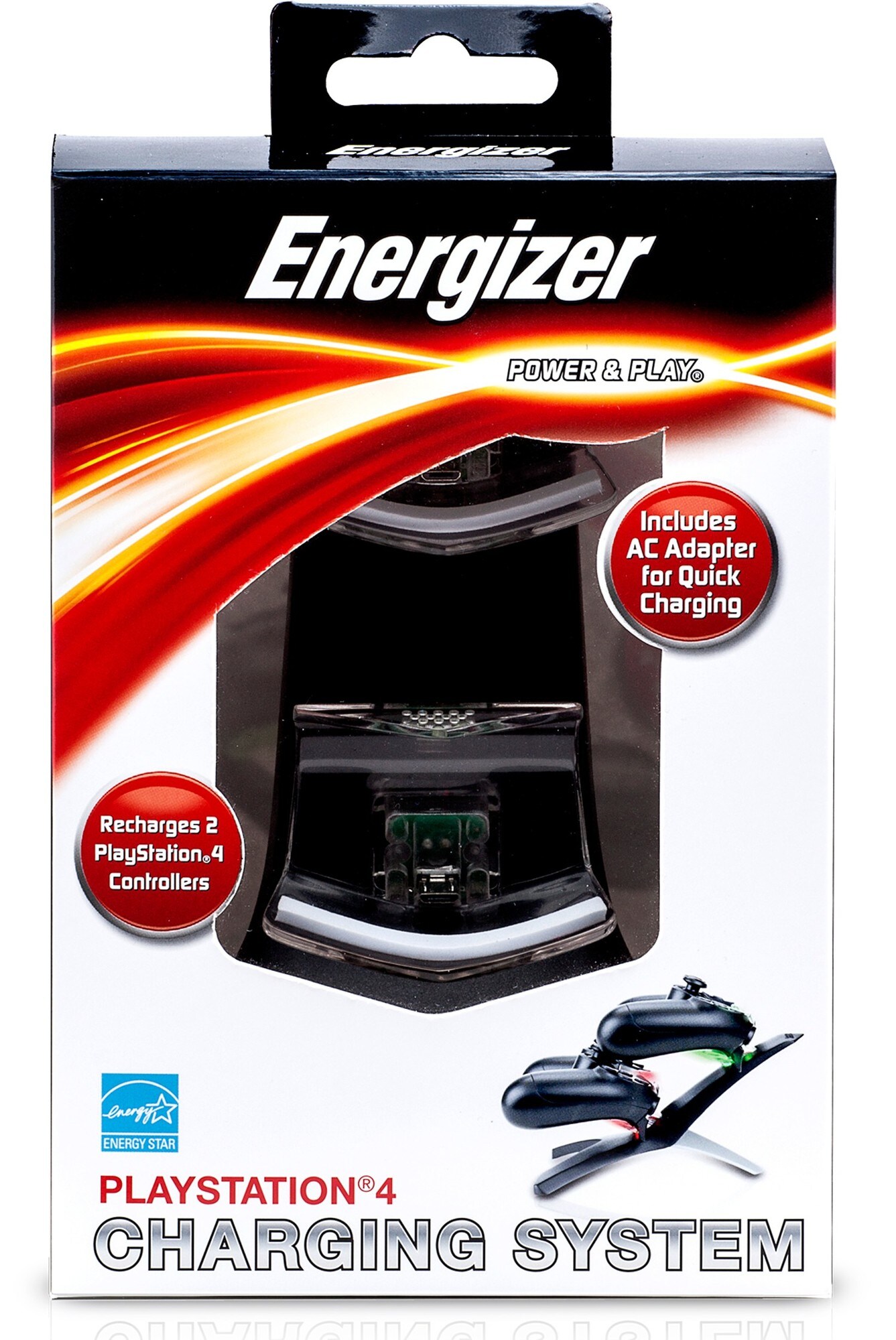 Energizer Power & Play ladesystem (PS4) - Elkjøp