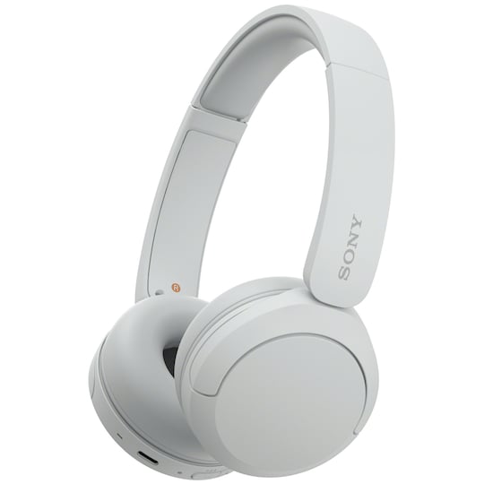 Sony WH-CH520 trådløse on-ear hodetelefoner (hvit) - Elkjøp