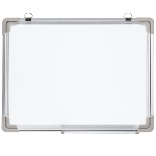 Whiteboard magnettavle + 12 magneter - 60 x 45 x 2 cm - Elkjøp