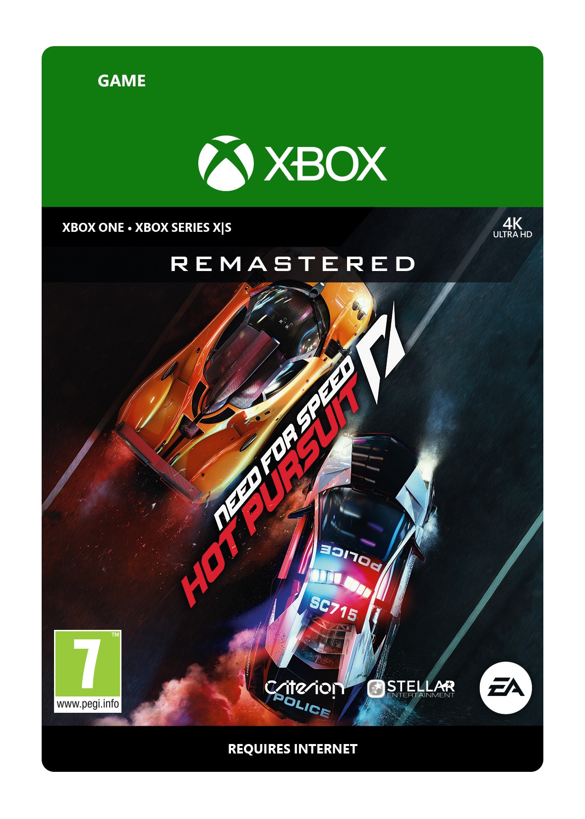 Need for Speed™ Hot Pursuit Remastered - XBOX One,Xbox Series X,Xbox S -  Elkjøp
