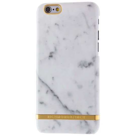 Richmond & Finch Marble Glossy deksel iPhone 6S (hvit) - Elkjøp