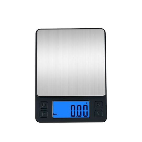 Kjøkken Digitalvekt 1 kg / 0,1 g Sort - Elkjøp