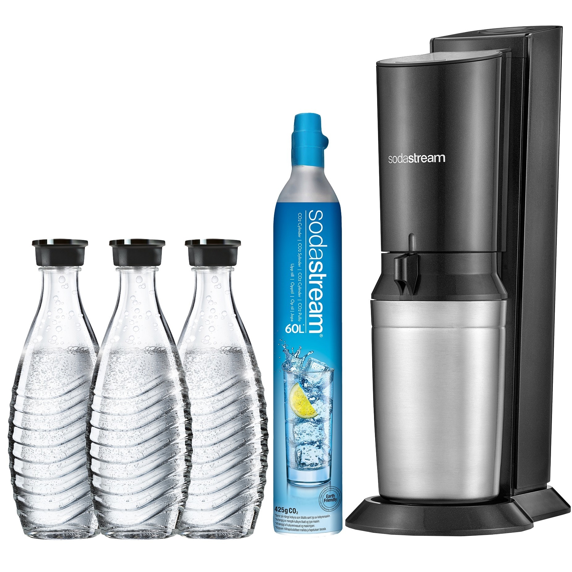 SodaStream Crystal kullsyremaskin m/flasker - Elkjøp