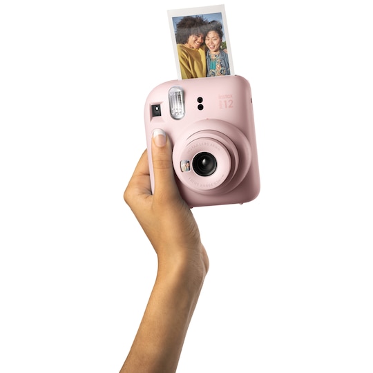 Fujifilm Instax Mini 12 kompaktkamera (rosa, 10 bilder) - Elkjøp