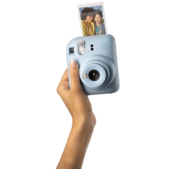Fujifilm Instax Mini 12 kompaktkamera (blå, 10 bilder) - Elkjøp