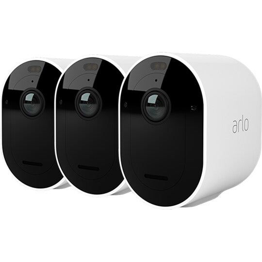 Arlo Pro 5 sikkerhetskamera (hvit/3-pakk) - Elkjøp